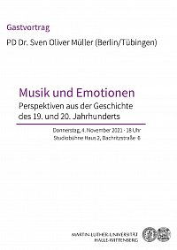 Gastvortrag Musik und Emotionen