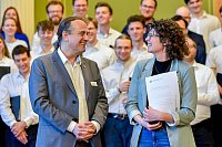 Lehrpreis &bdquo;Praxisbezug im Lehren und Lernen&ldquo; f�r Pascal Schiemann und Anna Schaefer